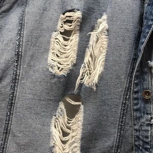 Forever 21 Jackets & Coats - Distorted jean jacket plus size Forever 21 Jackets & Coats - Distorted jean jacket plus size